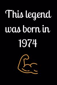 This legend was born in 1974