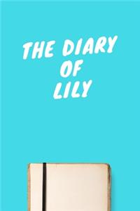 The Diary Of Lily: Lined Notebook / Journal Gift, 120 Pages, 6x9, Soft Cover, Matte Finish