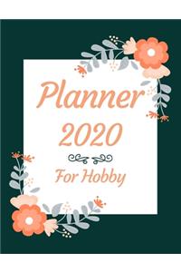 Planner 2020 for hobby