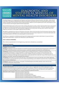 Diagnostic and Statistical Manual of Mental Health Disorders (Speedy Study Guide)