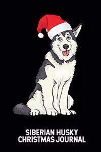 Siberian Husky Christmas Journal