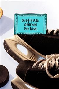 Gratitude Journal for Kids: Ice Hockey Skating Sports Themed Guided Journal Notebook Diary to Teach Children Boys Girls to Practice Express Mindfulness by Recording, Writing Th