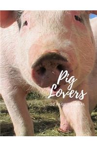 Pig Lovers 100 page Journal