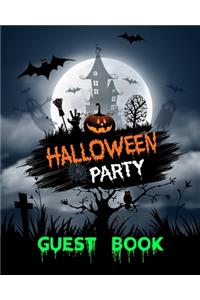Halloween Party Guest Book