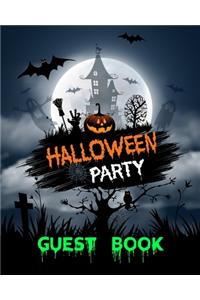 Halloween Party Guest Book