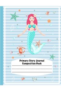 Mermaid Primary Story Journal Composition Book