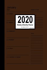 2020 Planner Weekly and Monthly