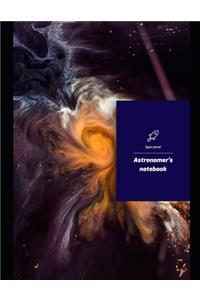 Astronomy Notebook, 120 Page Blank Lined Journal