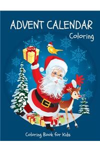 Advent Calendar Coloring - Coloring Book for Kids