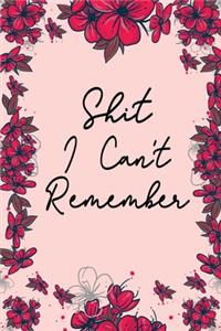 Shit I Can't Remember