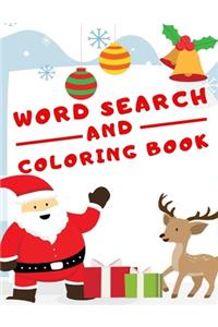 Word Search and Coloring Book