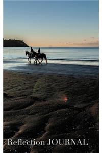 New Zealand beach Reflection blank page Journal