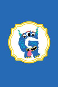 Monster Monogram Journal - Letter G