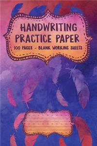 Handwriting Practice Paper