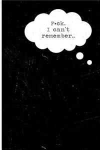 The Forgetful Journal