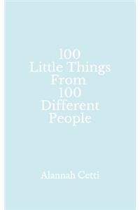 100 Little Things From 100 Different People
