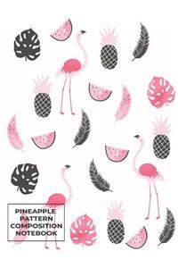 Pineapple Pattern Composition Notebook
