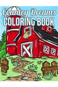 Country Dreams Coloring Book