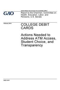 College debit cards