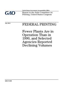 Federal printing