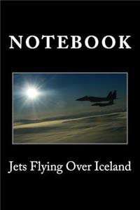 Jets Flying Over Iceland