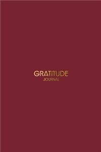 Gratitude Journal: Gratitude Journal 365: Journal Dark Red: Gratitude Journal Notebook, Gratitude Journal Daily, Gratitude Journal for Women, Gratitude Journal Girls, Gratitude Journal 1 Year, Gratitude Journal Planner