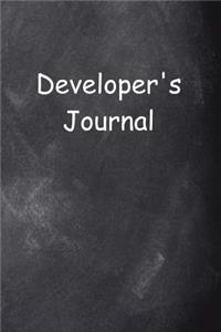 Developer's Journal Chalkboard Design