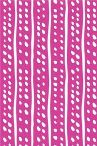 Bullet Journal Notebook White Lines and Spots Pattern 4
