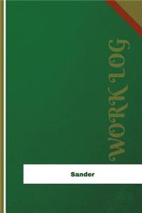 Sander Work Log