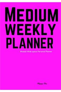 Wasabi Medium Weekly Planner