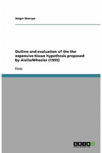 Outline and evaluation of the the expensive-tissue hypothesis proposed by Aiello/Wheeler (1995)