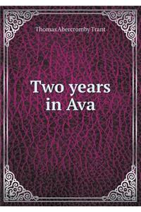 Two Years in Ava