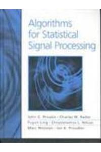 Algorithms For Statistical Signal Processing