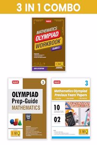 MTG Class-3 International Mathematics Olympiad (IMO) Workbook, Prep-Guide & Previous Years Papers (PYQs) with Mock Test Paper (Set of 3 Books) - SOF Olympiad Books For 2025-26 Exam