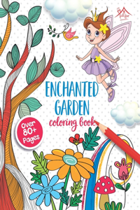 Enchanted garden coloring book