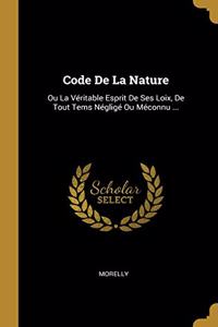 Code De La Nature