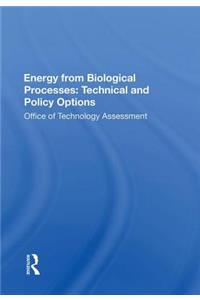Energy From Biological Processes: Technical and Policy Options