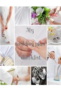 My Wedding Plan Checklist