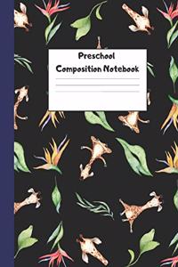 Preschool Composition Notebook