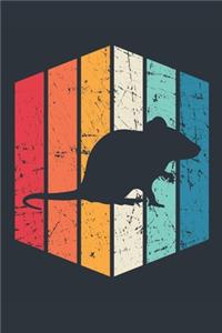 Vintage Mouse Notebook - Gift for Mouse Lovers - Retro Mouse Journal - Mouse Diary for Boys and Girls