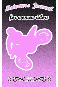 Motocross Journal For Women Riders