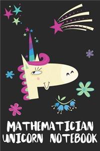 Mathematician Unicorn Notebook