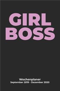 GIRL BOSS Wochenplaner September 2019 - Dezember 2020