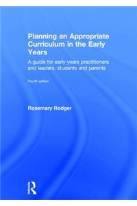 Planning an Appropriate Curriculum in the Early Years