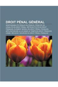 Droit Penal General