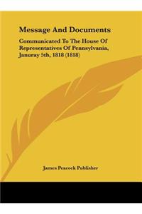 Message and Documents