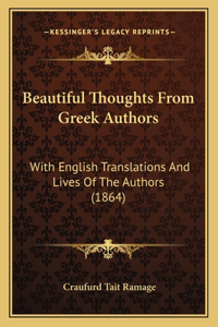 Beautiful Thoughts From Greek Authors