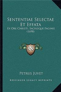 Sententiae Selectae Et Effata