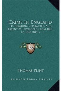 Crime In England