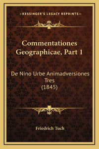 Commentationes Geographicae, Part 1